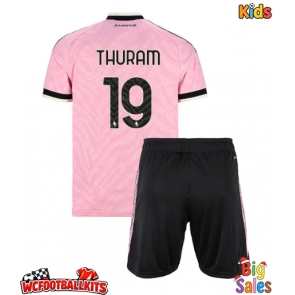 Juventus Khephren Thuram #19 Replica Away Stadium Kit for Kids 2026-27 Short Sleeve (+ pants)